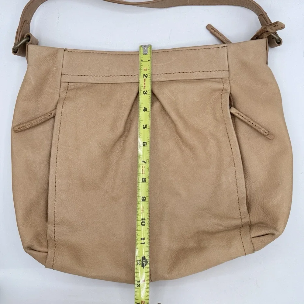 American Leather Co Women's Shoulder Slouchy Hobo Bag Light‎ Brown Cognac